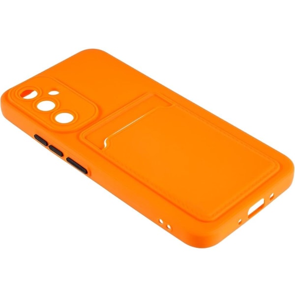 Card Holder Suojakuori For Samsung Galaxy A54 - Oranssi Orange