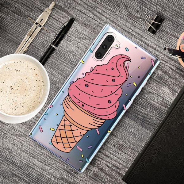 Deco Samsung Galaxy Note 10 kuoret - Jäätelö Multicolor