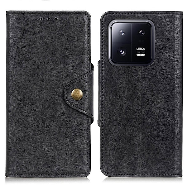 Alpha läder Xiaomi 13 fodral - Svart Svart