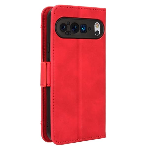 Google Pixel 9 moderni nahkainen lompakkokotelo - Punainen Red