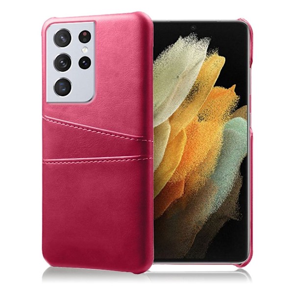 Dual Card Samsung Galaxy S21 Ultra 5G kotelot - Ruusu Pink