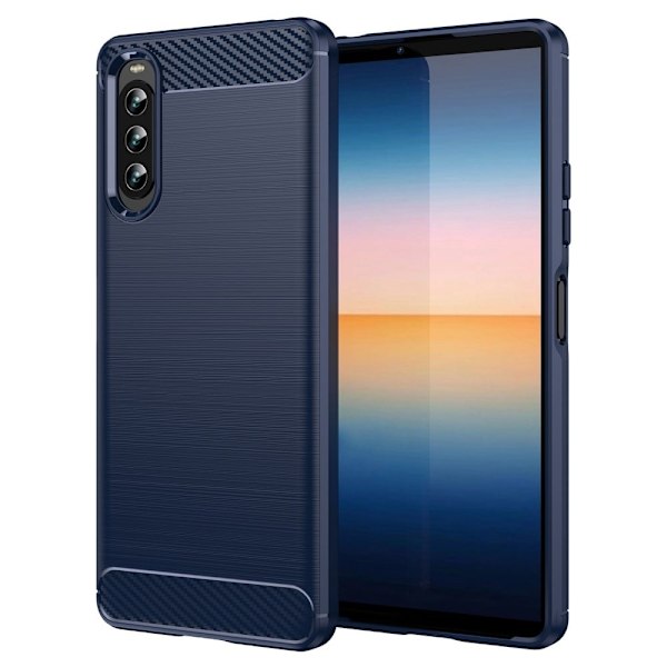 Carbon Flex Sony Xperia 10 IV cover - Blå Blue