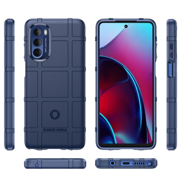 Rugged Shield Motorola Moto G Stylus 5G (2022) skal - Blå Blå
