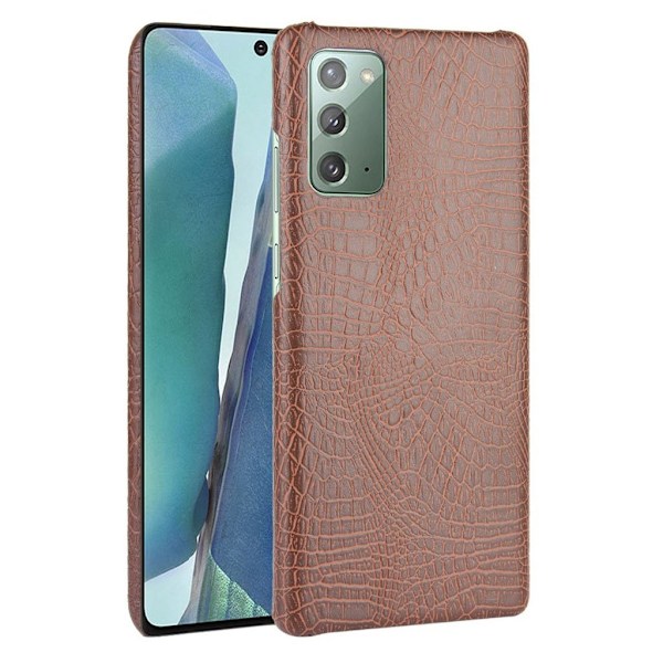 Croco Samsung Galaxy Note 20 skal - Brun Brun