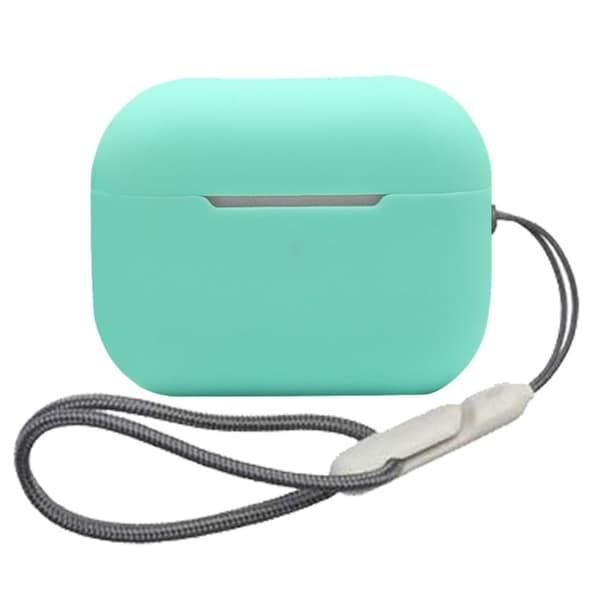 AirPods Pro 2 silikoneetui med snor - Mint Grøn Green
