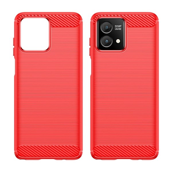 Carbon Flex Suojakotelo Motorola Moto G Stylus (2023) - Punainen Red