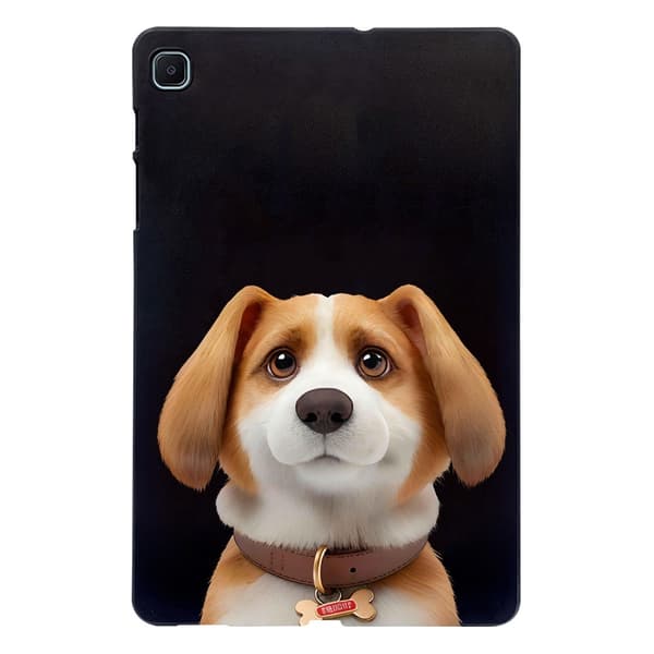 Samsung Galaxy Tab S6 Lite (2024) / (2022) / (2020) Case Pattern Printing Slim Flexible Tablet Protective Cover - Harrier Beagle Brown