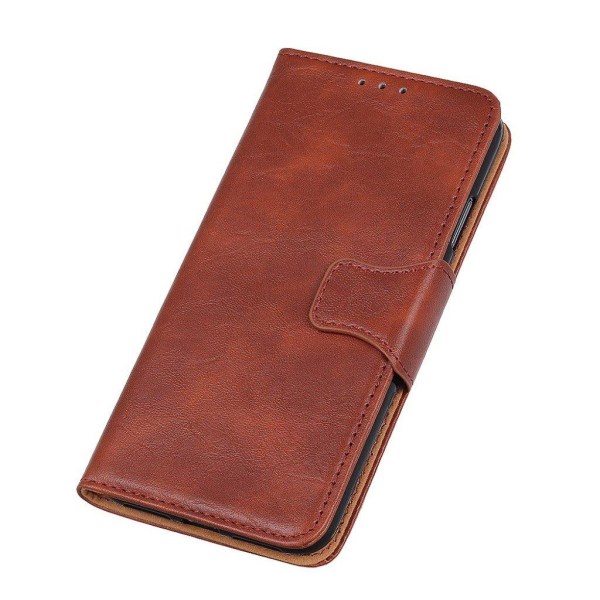 Neptune Samsung Galaxy Note 10 leather kotelot - Ruskea Brown