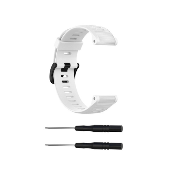 Garmin Forerunner 945 / Fenix 5 Plus / Approach S60 silikone urrem - Hvid White