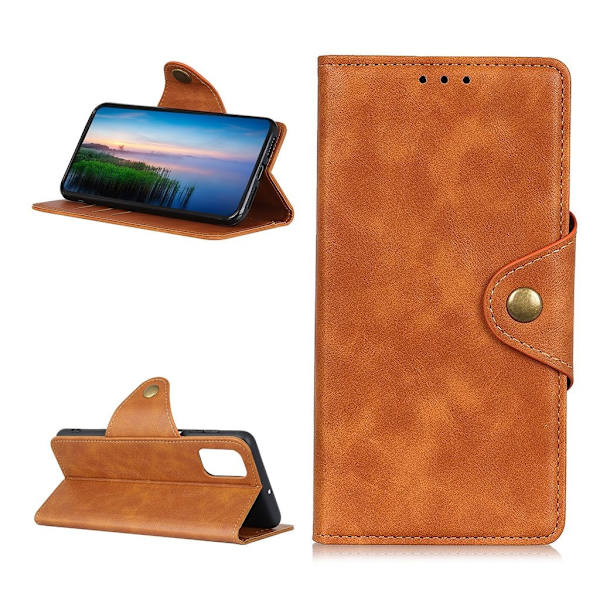 Alpha OnePlus 8T flip etui - brun Brown