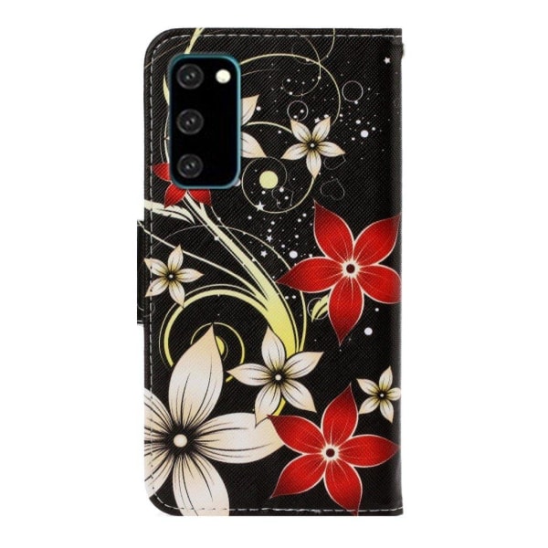 Wonderland Samsung Galaxy S20 flip kuoret - Kukkia Multicolor