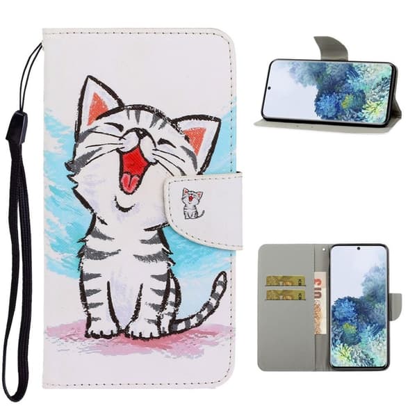 wonderland Samsung Galaxy S21 Plus flip etui - Little kat Multicolor
