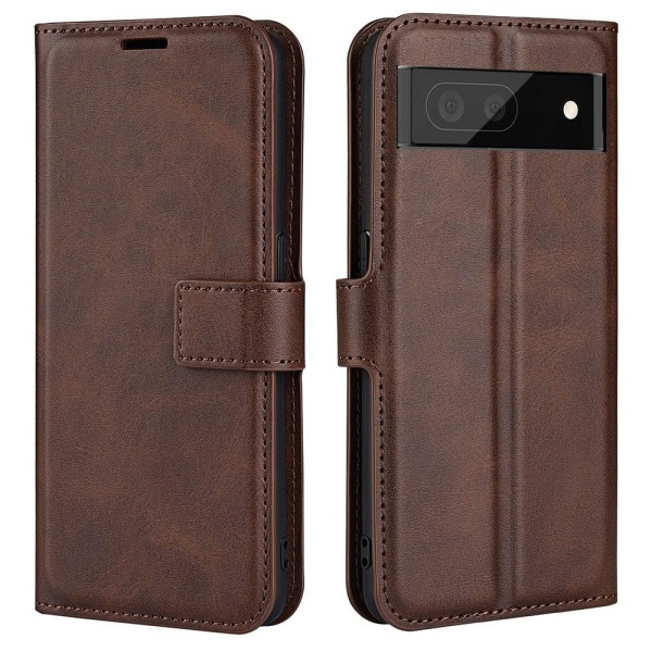 Wallet-style leather case for Google Pixel 7 Pro - Brown Brown