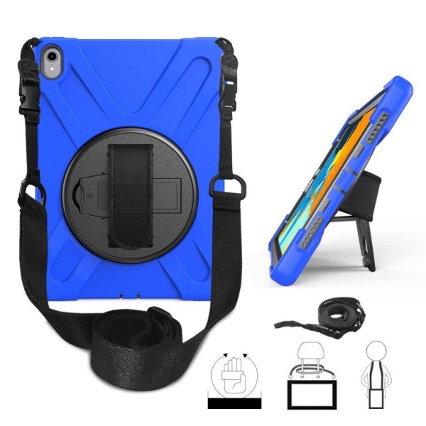 iPad Pro 11 inch (2018) 360 graders dreje kickstand kombi etui - Blå Blue