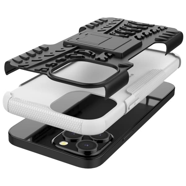 Offroad Suojakotelo iPhone 13 Pro Max - Valkoinen White
