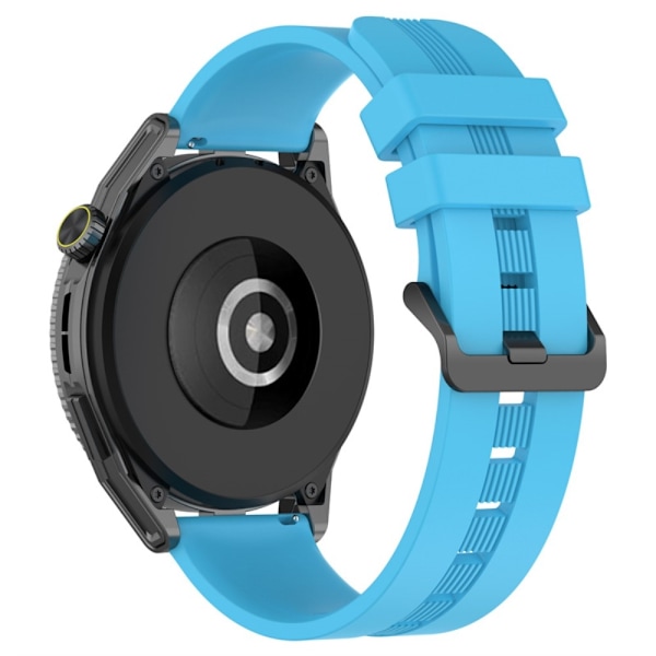 20 mm universal klockarmband i texturerat silikon - Himmelsblå Blå