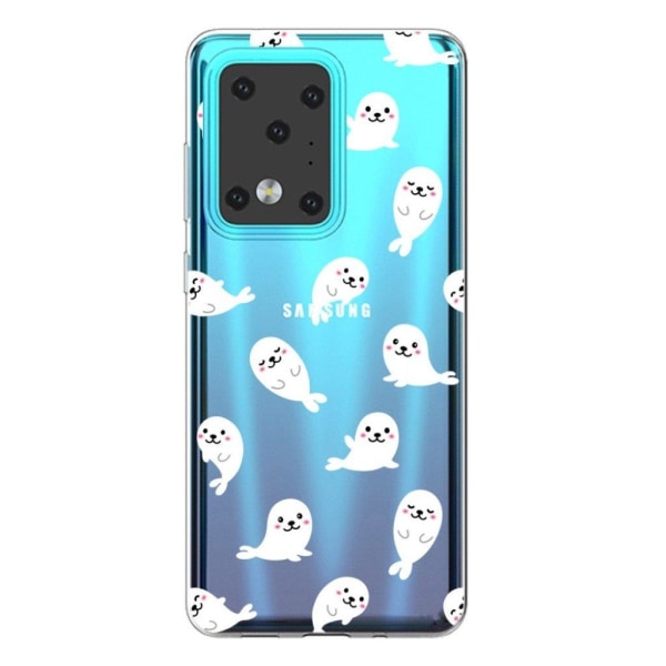 Deco Samsung Galaxy S20 Ultra cover - Mini Delfin White