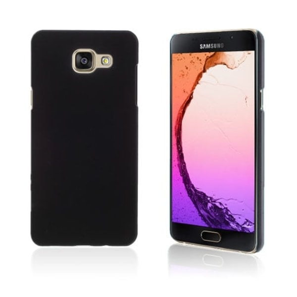 Gummerad Hårt Skal för Samsung Galaxy A5 SM-A510F (2016) - Svart Svart
