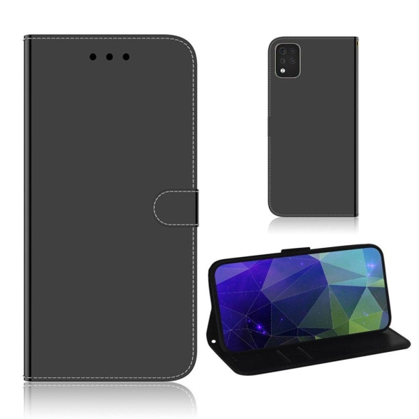 Mirror LG K42 flip case - Black Black