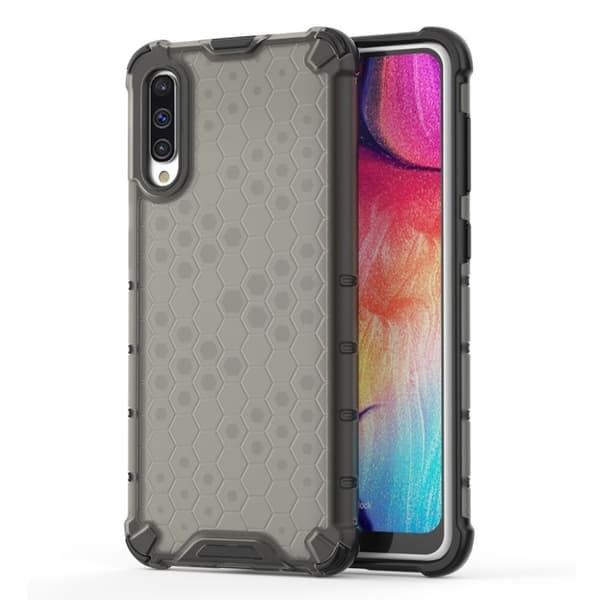 Bofink Honeycomb Samsung Galaxy A50 cover - Sort Black