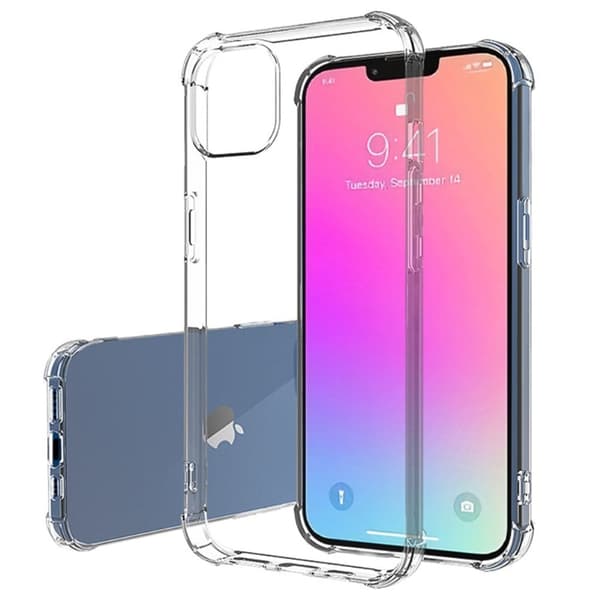 Lux-Case Airbag-skal för iPhone 15 Transparent