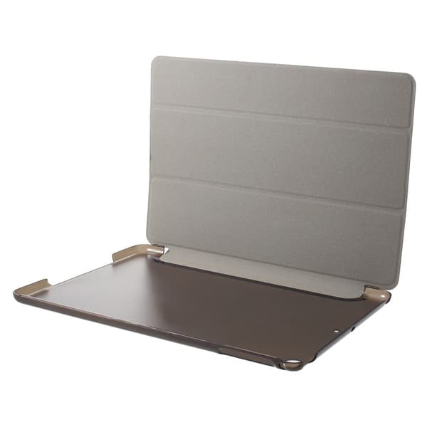 iPad 9,7" (2018) / 9,7" (2017) / Air 2 / Air Tri-fold Stand Leather Cell Phone Casing - Svart Black
