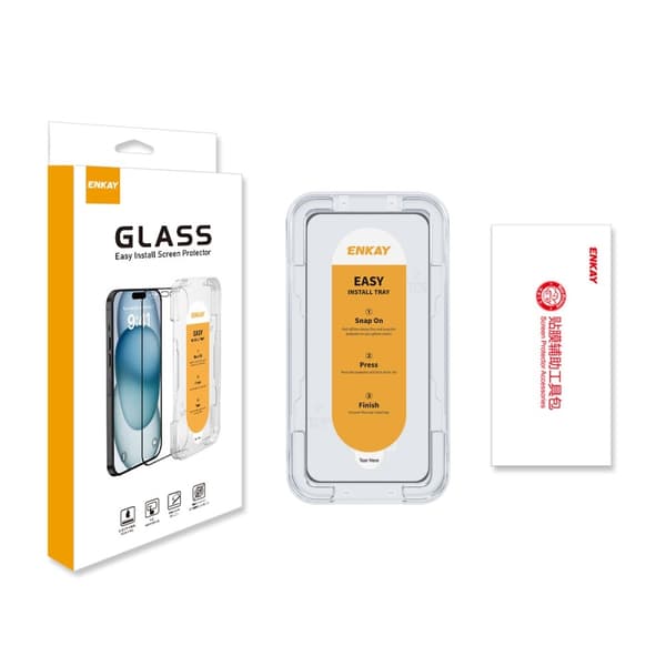 Holdbart og slagresistent Samsung Galaxy S23 FE beskyttelsesglas Transparent