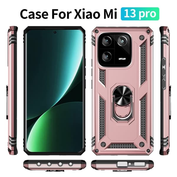 Bofink Combat Xiaomi 13 Pro Suojakotelo - Ruusukulta Pink