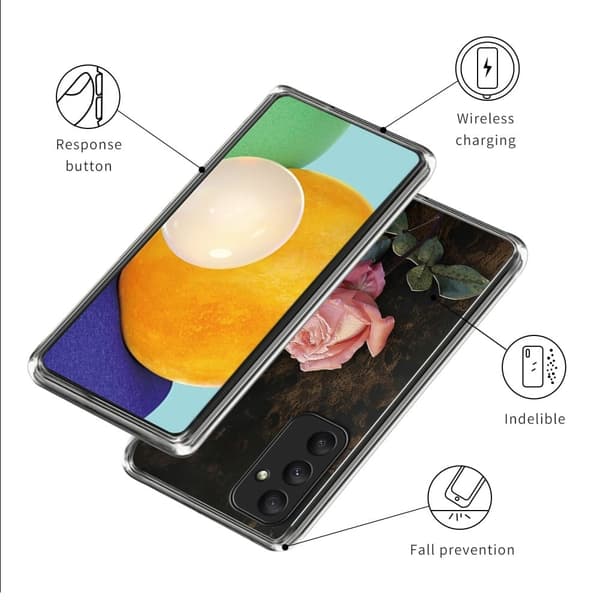 Deco Samsung Galaxy A35 kotelot - Ruusu Pink