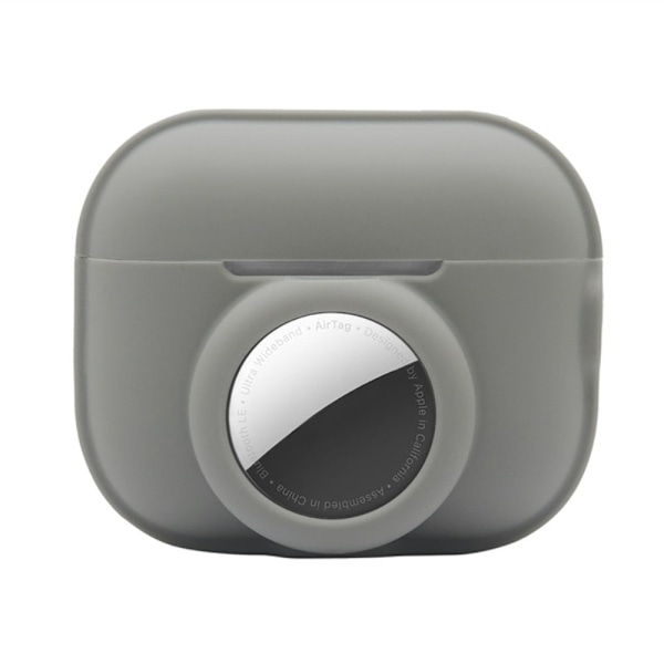 AirPods Pro 2 / AirTags silikoneetui - Grå Silver grey