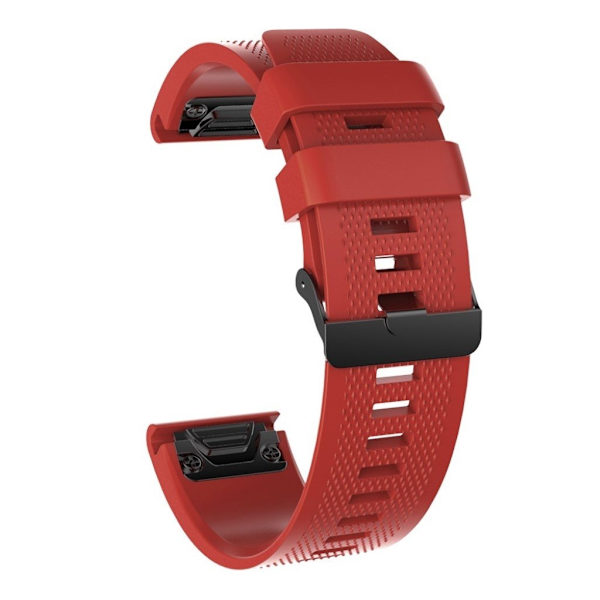 Garmin Forerunner 935 / Fenix 5 / 5 Plus silikone Urrem - Rød Red