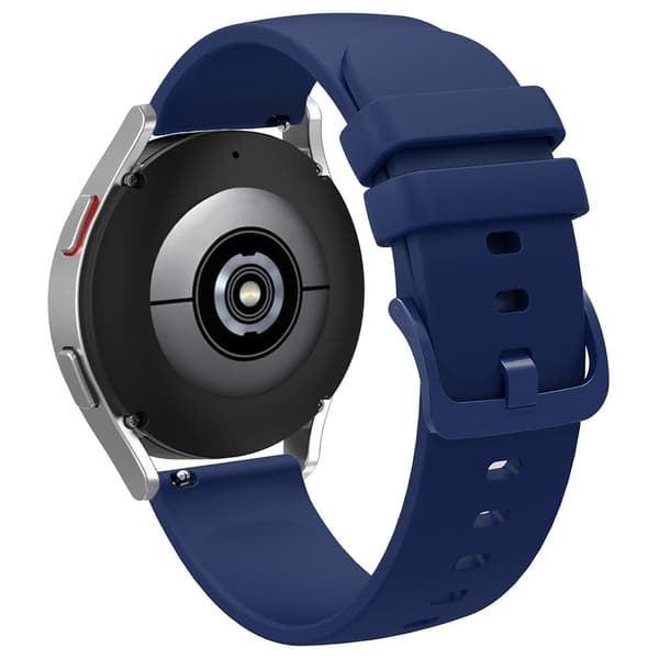 20 mm universal enkel silikone-urrem - Blå Blue