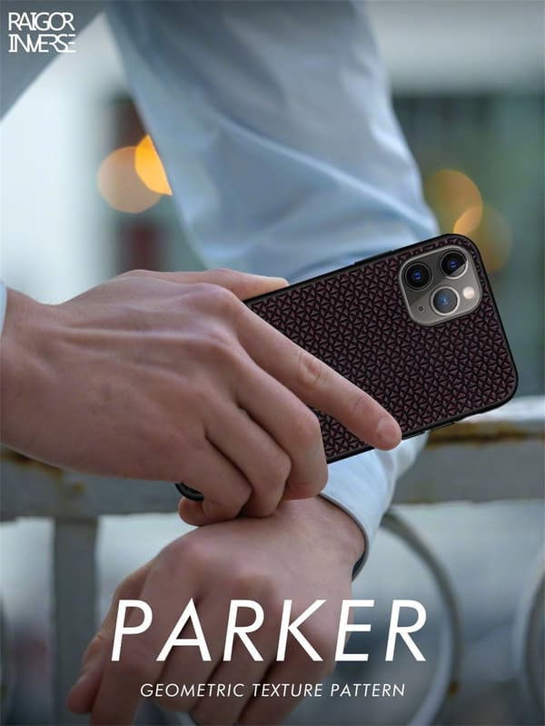 Raigor Inverse Parker Deksel For iPhone 11 Pro Max - Rød Red
