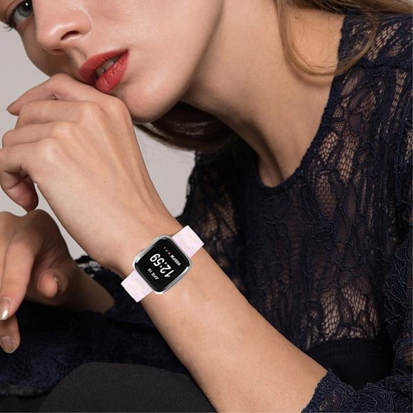 Fitbit Versa 2 / Versa Lite kellon hihna - Pinkki Pink