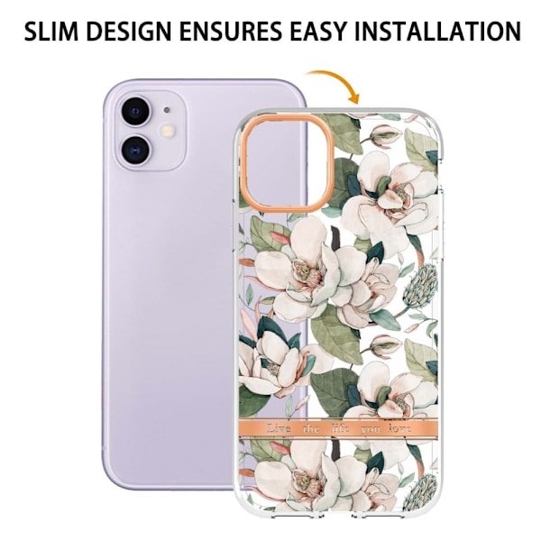 Supertunt och tåligt mjukfodral för iPhone 11 - Grön Gardenia Grön