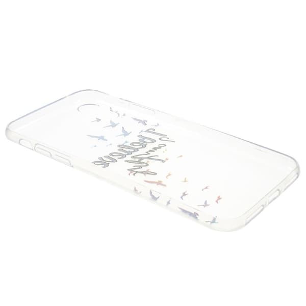 iPhone X silikon cover - Flyvende fugler Multicolor