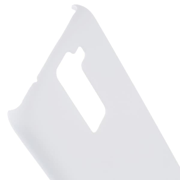 Sund Gummifisert hardt bakdeksel for LG K8 - Hvit White