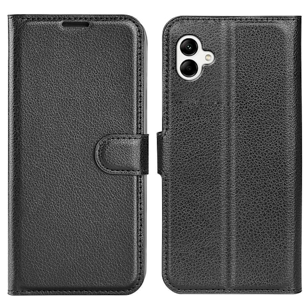 Klassisk Samsung Galaxy A04 Flip Etui - Sort Black