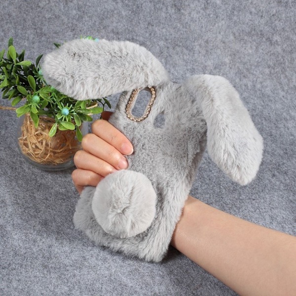 Bunny Samsung Galaxy A30 cover - Lysegrå Silver grey