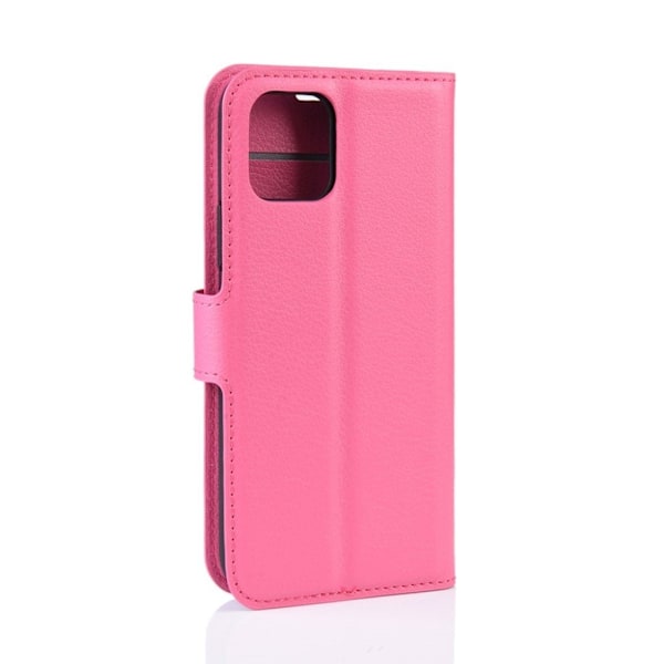Alpha iPhone 11 læder flip etui - Pink Pink