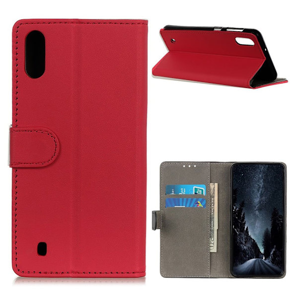 Classic ZTE Blade A5 2019 flip case - Rød Red