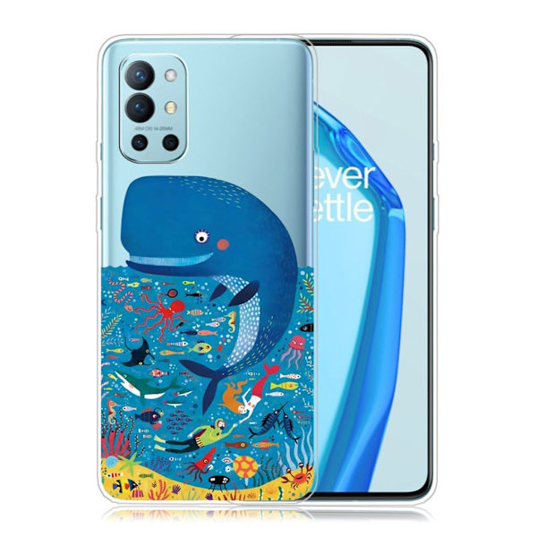 Deco OnePlus 9R skal - Blå Val Blå
