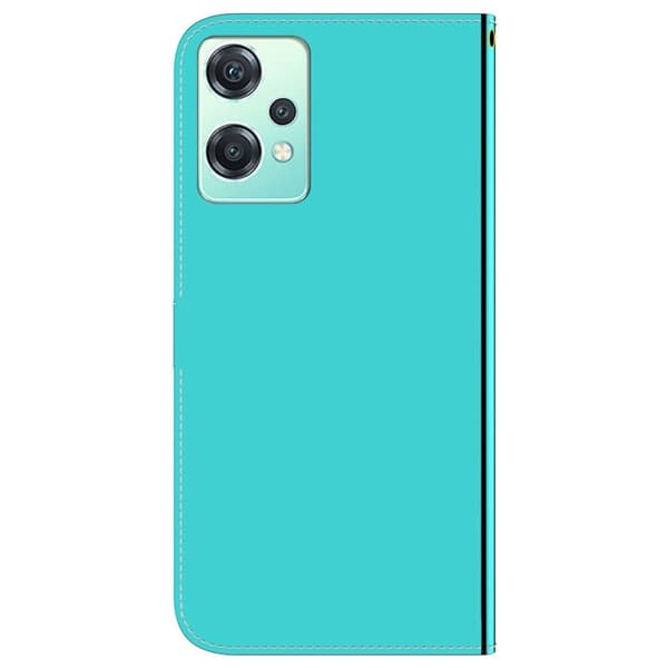 Mirror OnePlus Nord CE 2 Lite 5G flip-etui - Cyan Green