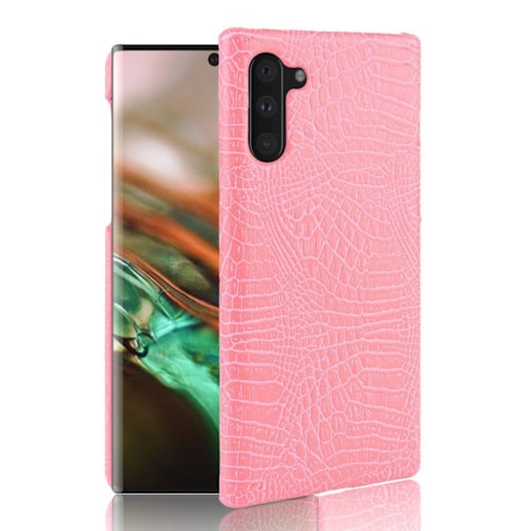 Croco Samsung Galaxy Note 10 deksel - Rosa Pink