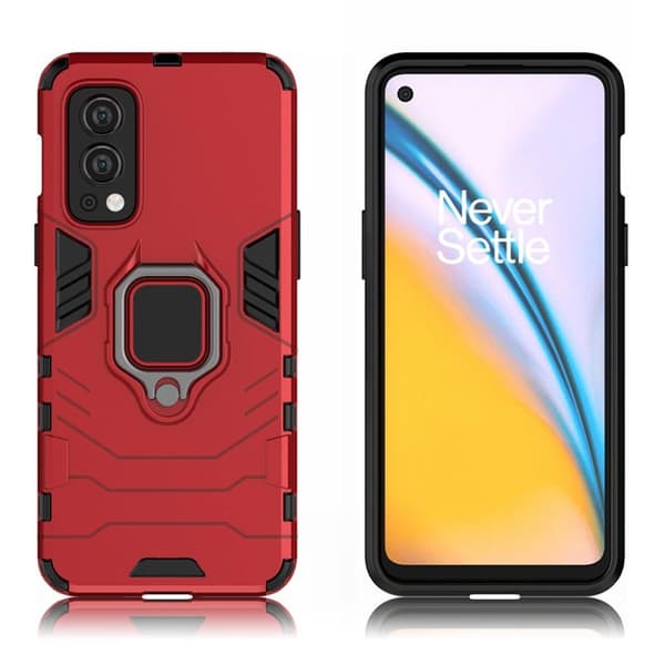 Ring Guard etui - OnePlus Nord 2 5G - Rød Red