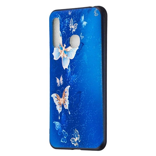 Imagine Samsung Galaxy A70e Cover - Smukke Sommerfugle Multicolor