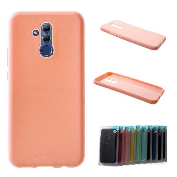 MERCURY GOOSPERY Huawei Mate 20 Lite style lux tektureret etui - Lyserød Pink