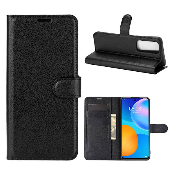 Classic Huawei Y7A / P Smart 2021 flip etui - sort Black
