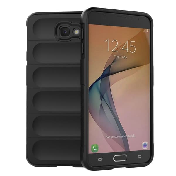 Blødt grebsformet cover til Samsung Galaxy J7 Prime / Samsung Galaxy On7 - Sort Black