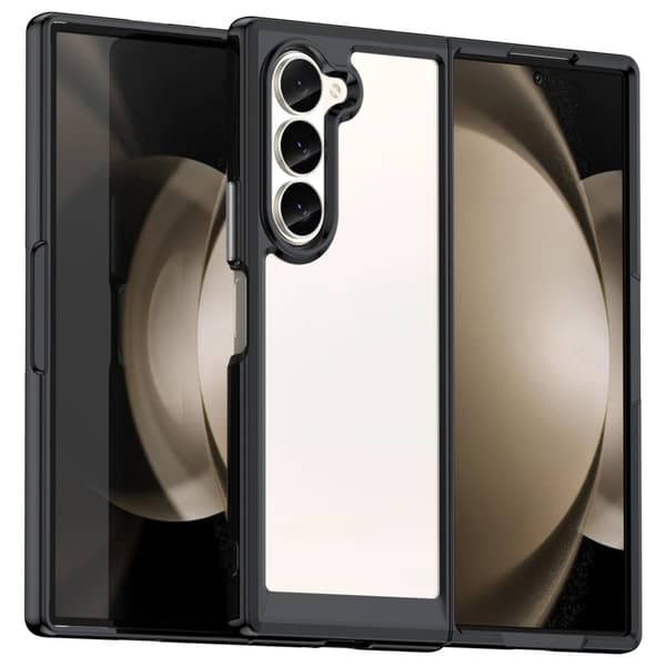 Samsung Galaxy Z Fold6 smart akryl cover - Sort Black